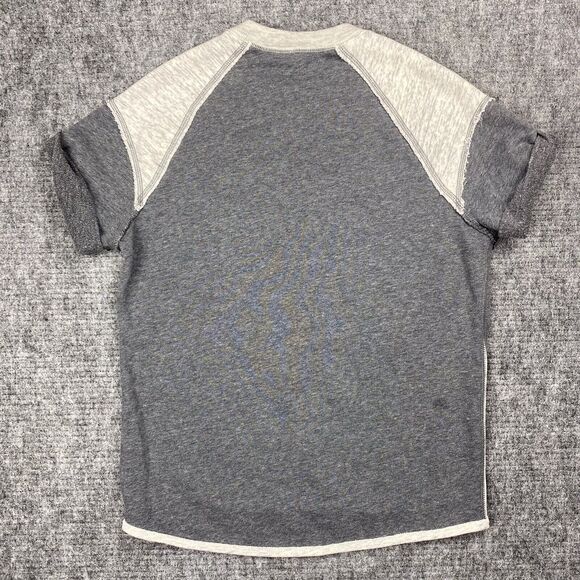 Abercrombie Fitch Sweatshirt Womens XS Sweater Oversized Rolled Sleeve Minimal - Picture 2 of 8